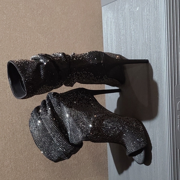 Jessica Simpson Rignstone Heels 8M - Picture 7 of 11